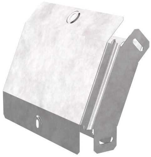 Угол для лотка вертикальный внешний с крышкой Промрукав Стандарт 45град. 200х50 фото Угол для лотка вертикальный внешний с крышкой Промрукав Стандарт 45град. 200х50 картинка